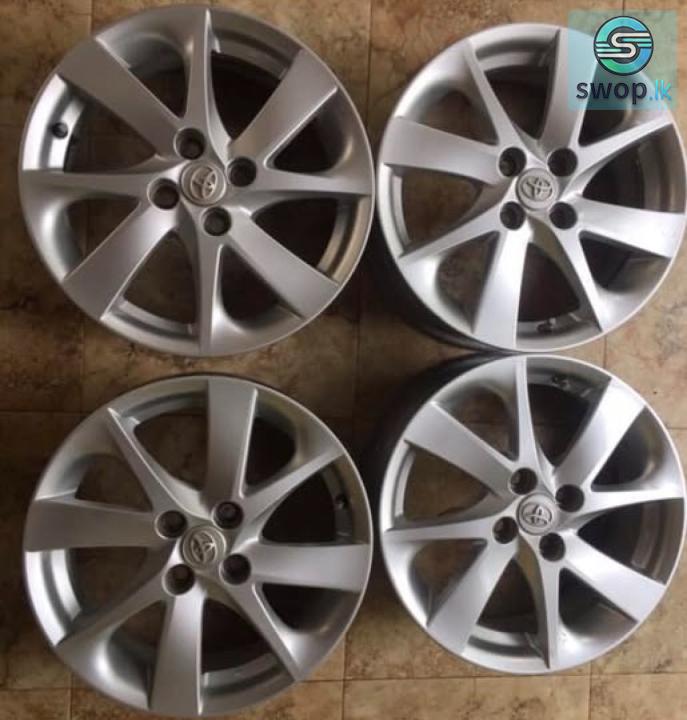 16”toyota aqua & axio original factory fitted alloy wheel set For sale ...